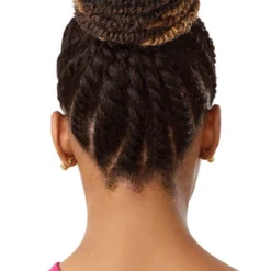 Outre Synthetic Pretty Quick Bun -Primal Shop PQBUBBTM Boa Bomb Twist Medium Macchiato Back