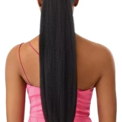 Outre Jumbo Kinky Straight Ponytail 24" -Primal Shop PQWPJKS24 Jumbo Kinky Straight 24 1B Back 510x861 1
