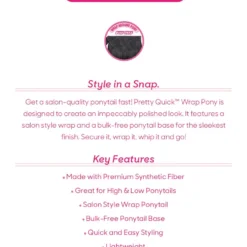 Wrap Pony Deep Wave 24" -Primal Shop Pretty Quick Wrap Pony without HRF Icon