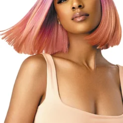 Outre Swiss Lace Front Wig Kiely 17 Outre Swiss Lace Front Wig Kiely -Primal Shop QLCBKIE Kiely 3CR Purple Peach Melt Sub C 1