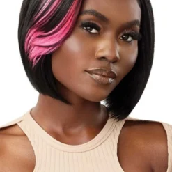 Outre Hair HD Lace Wig - Bettina -Primal Shop QLCB Bettina 1B 3DR Pink Fuchsia Sub B 510x861 1