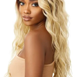 Outre Melted Lace Front Ria -Primal Shop QLMHRIA Ria 3DR Malibu Blonde Left