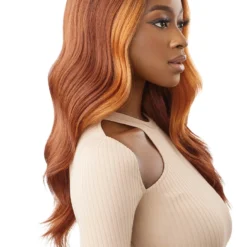 Outre Lacefront Sleekpart Genevive -Primal Shop QLSLP Genevive DRFF2 Ginger Copper Right