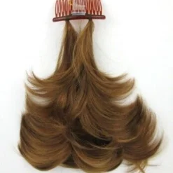 Bendable Flexible Wire Comb -Primal Shop Straight Hair Foxtail Hairpiece W Bendable Wire Comb 1 2