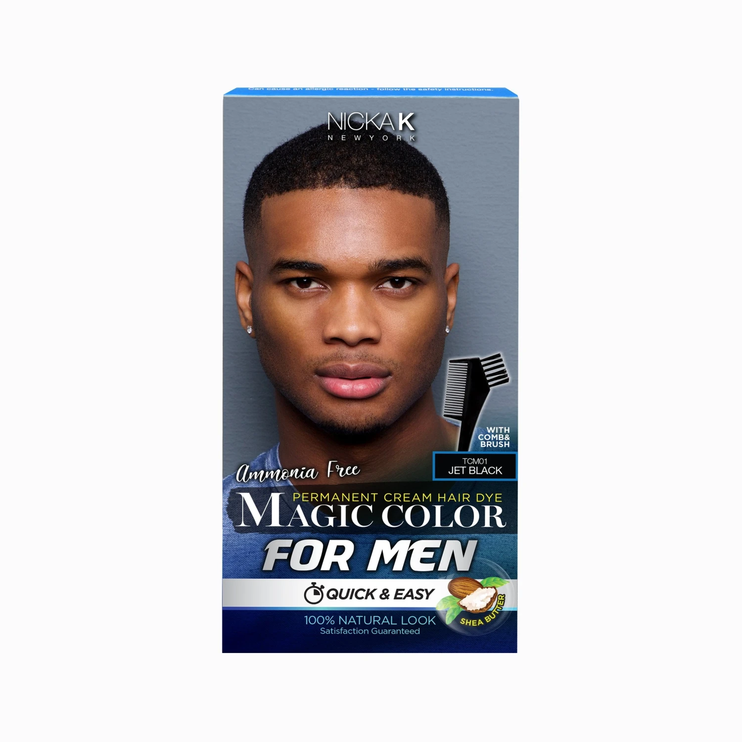 Nicka K Color For Men Jet Black 3 Nicka K Color For Men Jet Black