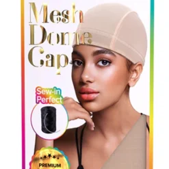 Touch Ups Nude Mesh Dome Cap
