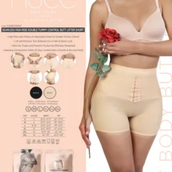 Seamless High Waist Double Tummy Shorts 25 Seamless High Waist Double Tummy Shorts -Primal Shop U.SDBTMSHT SeamlessHigh RiseDoubleTummyControlButtLifterShort info 3d25f39a b885 4160 a1a3 2fefb7f3e552