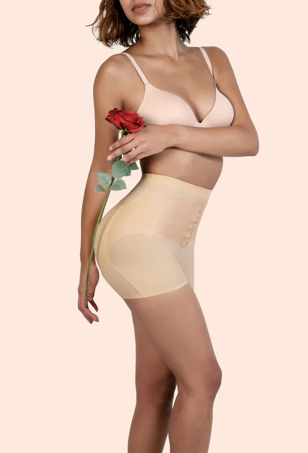 Seamless High Waist Double Tummy Shorts 5 Seamless High Waist Double Tummy Shorts - Image 3