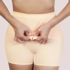 Seamless High Waist Double Tummy Shorts 18 Seamless High Waist Double Tummy Shorts -Primal Shop U.SDBTMSHT close up 2