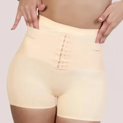 Seamless High Waist Double Tummy Shorts 20 Seamless High Waist Double Tummy Shorts -Primal Shop U.SDBTMSHT close up 4