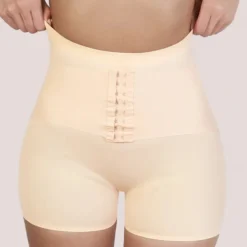 Seamless High Waist Double Tummy Shorts 21 Seamless High Waist Double Tummy Shorts -Primal Shop U.SDBTMSHT close up 5