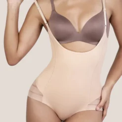 Seamless Tummy Control Body Lift Bodysuit 21 Seamless Tummy Control Body Lift Bodysuit -Primal Shop U.STMBDST3 close up strap