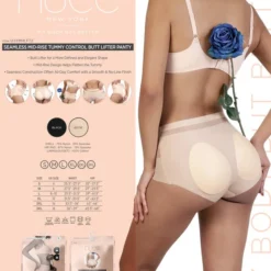 Seamless Mid-Rise Tummy Control Butt Lifter Panty 12 Seamless Mid-Rise Tummy Control Butt Lifter Panty -Primal Shop U.STMHLFT2 Seamless High Rise Tummy Control Butt lifter Panty info