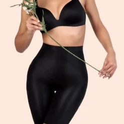 Seamless High-Rise Tummy Control Butt Lifter Short 12 Seamless High-Rise Tummy Control Butt Lifter Short -Primal Shop U STMHLFT4 black front