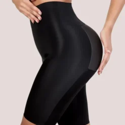 Seamless High-Rise Tummy Control Butt Lifter Short 15 Seamless High-Rise Tummy Control Butt Lifter Short -Primal Shop U STMHLFT4 close up side1