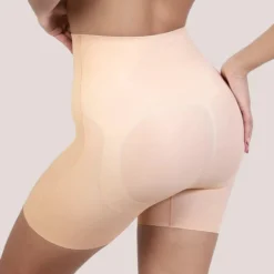 Seamless High-Rose Tummy Control Short 21 Seamless High-Rose Tummy Control Short -Primal Shop U STMYSHT2 close up side 455458dc 27d4 41d6 b32f ddd4c99a1efd