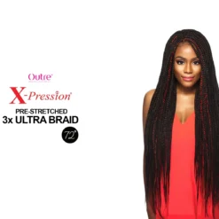 OUTRE XPression Pre-Stretched Braid 72" -Primal Shop XPRESSION3XPRE STRETCHEDULTRABRAID72in