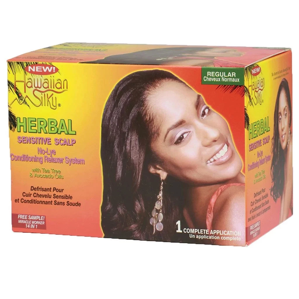 Hawaiian Silky Herbal Sensitive No Lye Relaxer 3 Hawaiian Silky Herbal Sensitive No Lye Relaxer