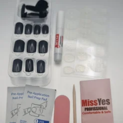 BlackPress On Nails 10 BlackPress On Nails -Primal Shop black1 5e9acb6e 1a01 415b 9927 c7779c761dc7