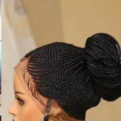 Cornrow In A Bun Wig -Primal Shop dbd6bbd48c287ab2c80c2bd25d294b17