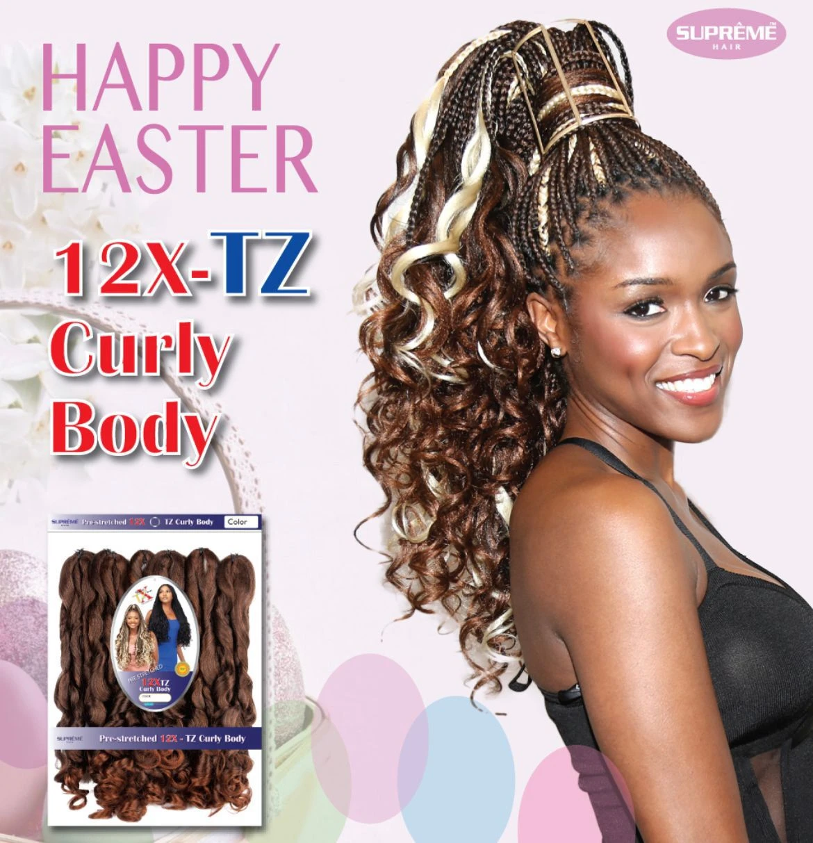 12x French Curls Braiding Hair 4 12x French Curls Braiding Hair - Image 2