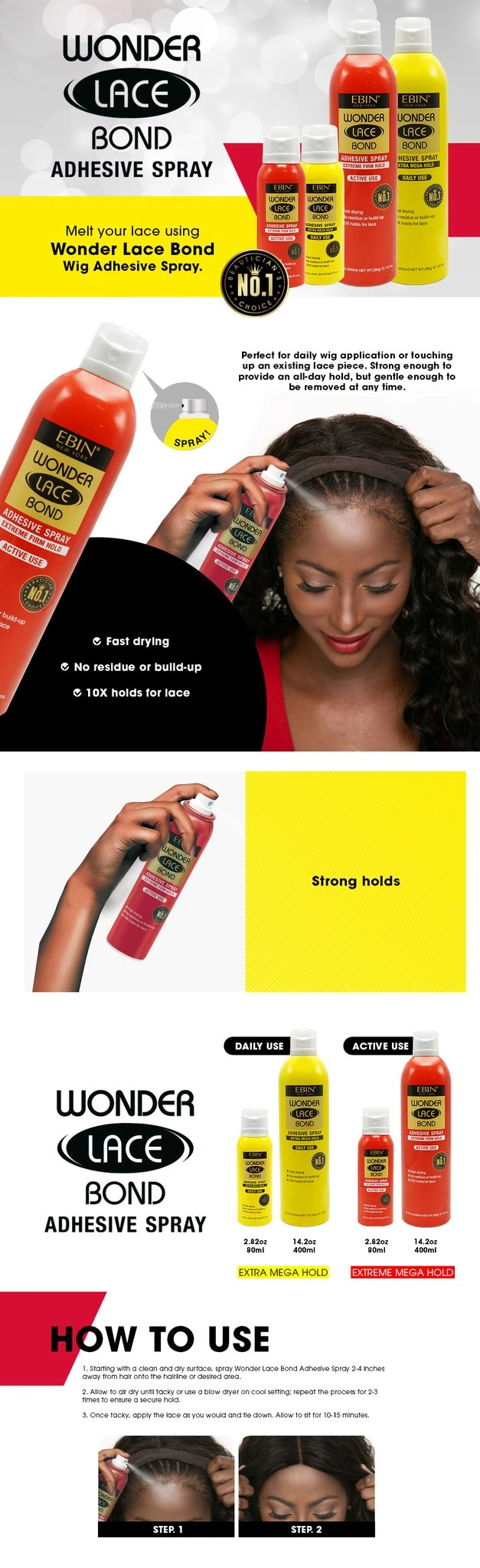 Ebin Wonder Lace Bond Wig Spray 6 Ebin Wonder Lace Bond Wig Spray - Image 4