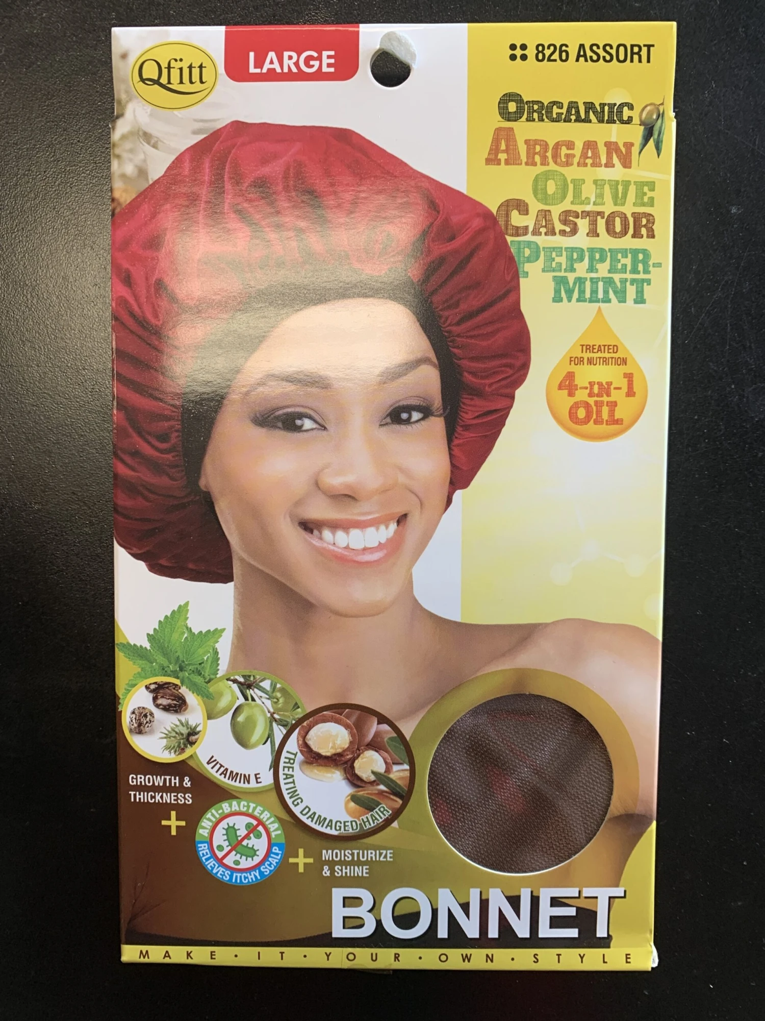 Organic Argan Olive Castor Peppermint Bonnet 4 Organic Argan Olive Castor Peppermint Bonnet - Image 2