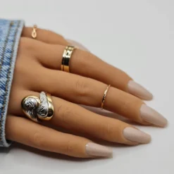 Light Beige Press On Nails