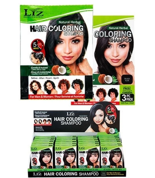 Liz Hair Coloring Shampoo 3 Liz Hair Coloring Shampoo