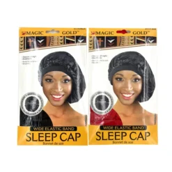 Magic Gold Wide Band Sleep Cap