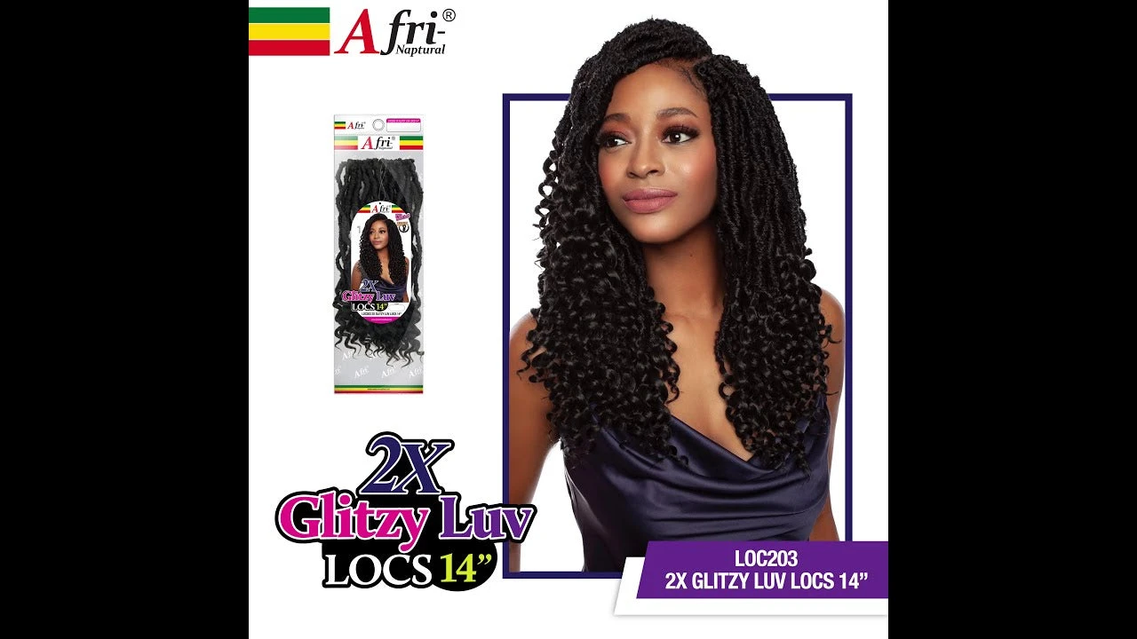 2X GLITZY LUV LOCS 14" LOC203 5 2X GLITZY LUV LOCS 14" LOC203 - Image 3