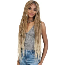 HD Lace Braided Senegalese Twists Wig -Primal Shop mtWLBIISN361