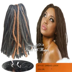 Noble Dreadlock Weave -Primal Shop noble gold dreadlocks synthetic font b hair b font extensions afro kinky font b twist b