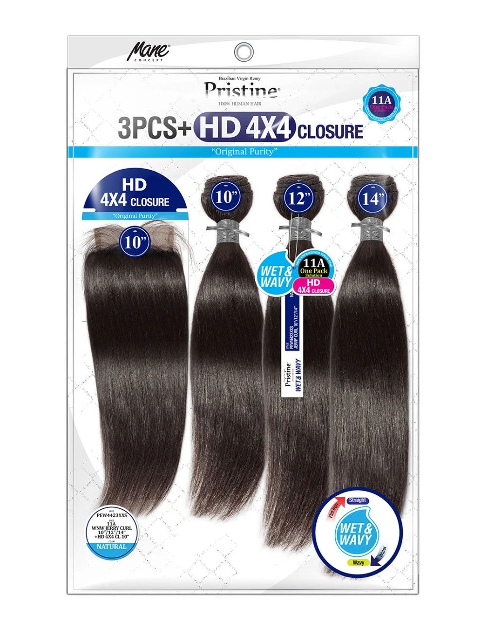 Pristine 11AJerry Curl + HD 4X4 Closure 4 Pristine 11AJerry Curl + HD 4X4 Closure - Image 2