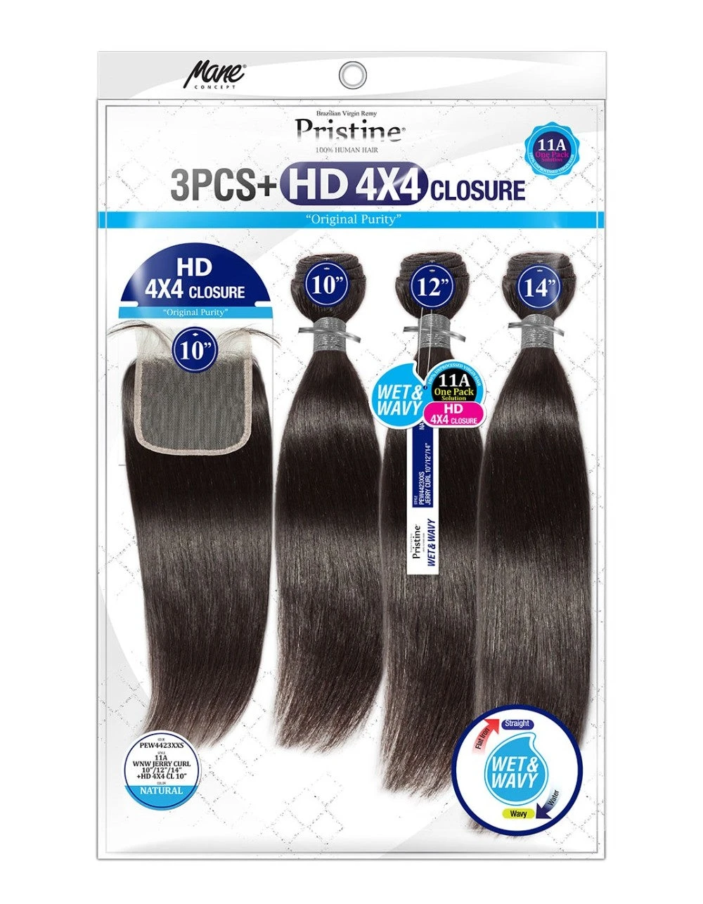 Pristine 11AJerry Curl + HD 4X4 Closure 3 Pristine 11AJerry Curl + HD 4X4 Closure