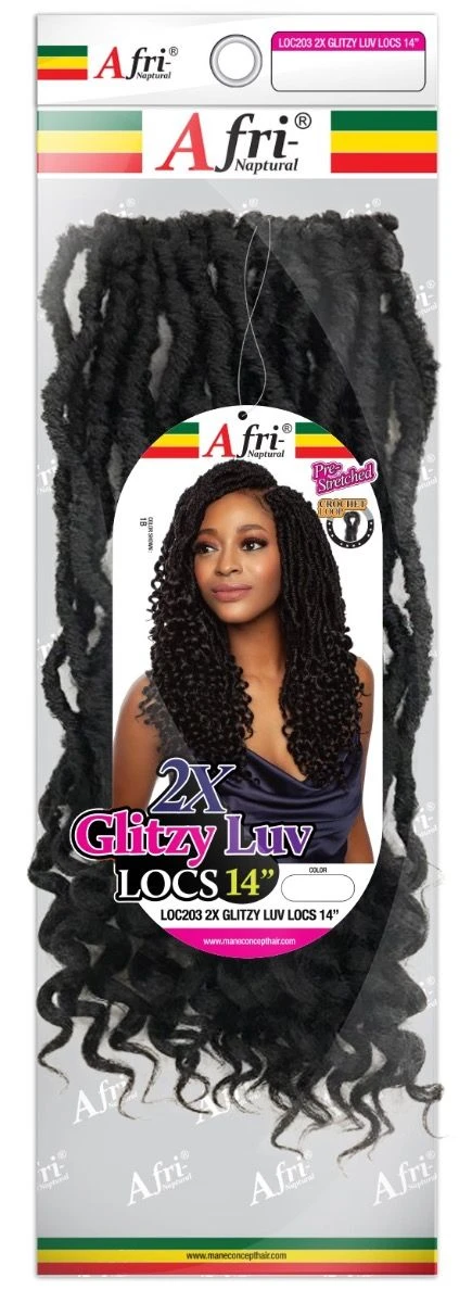 2X GLITZY LUV LOCS 14" LOC203 4 2X GLITZY LUV LOCS 14" LOC203 - Image 2