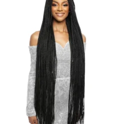 4 X 4 Free Part Box Braid Wig