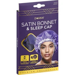 Donna Satin Bonnet And Sleep Cap