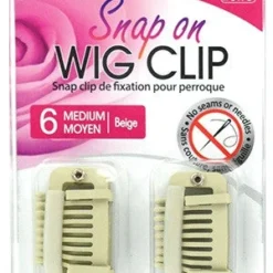 Snap On Wig Clips Blonde