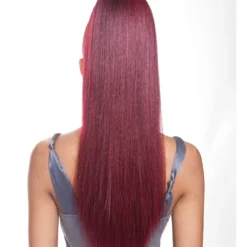 Natural Relaxed Yaky Ponytail 18" -Primal Shop yywnt18 back